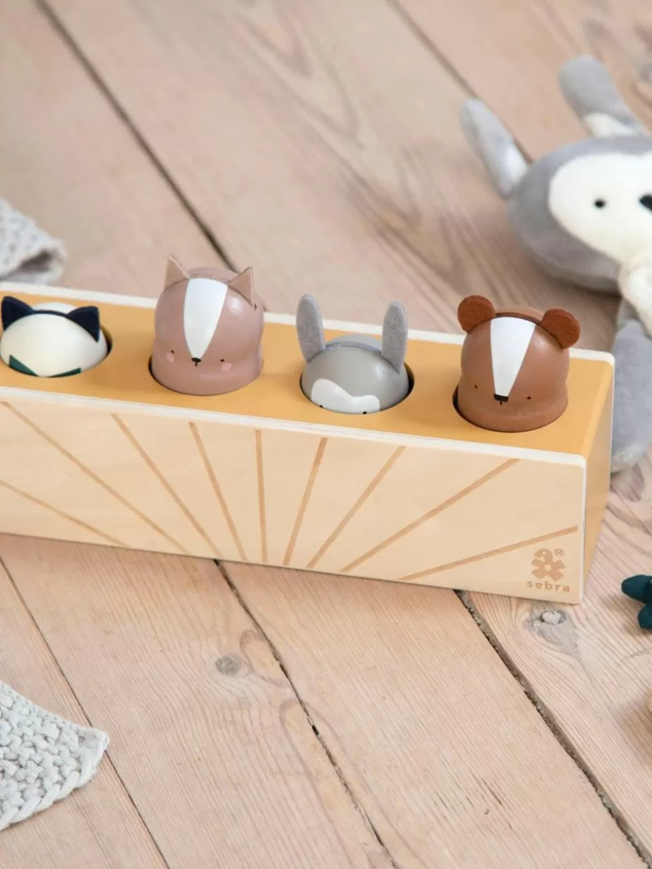 Spielzeug & Kuscheltiere-Sebra Pop-Up Aktivitäts-Spielzeug Woodland