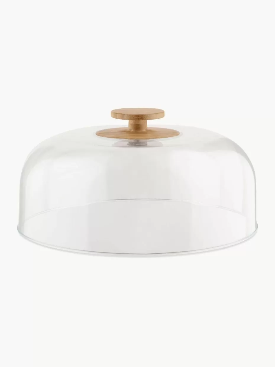 Weihnachtsbacken | Etageren & Tortenplatten-Alessi Porzellan-Etagere Mattina mit Deckel Rot, Weiß, Transparent