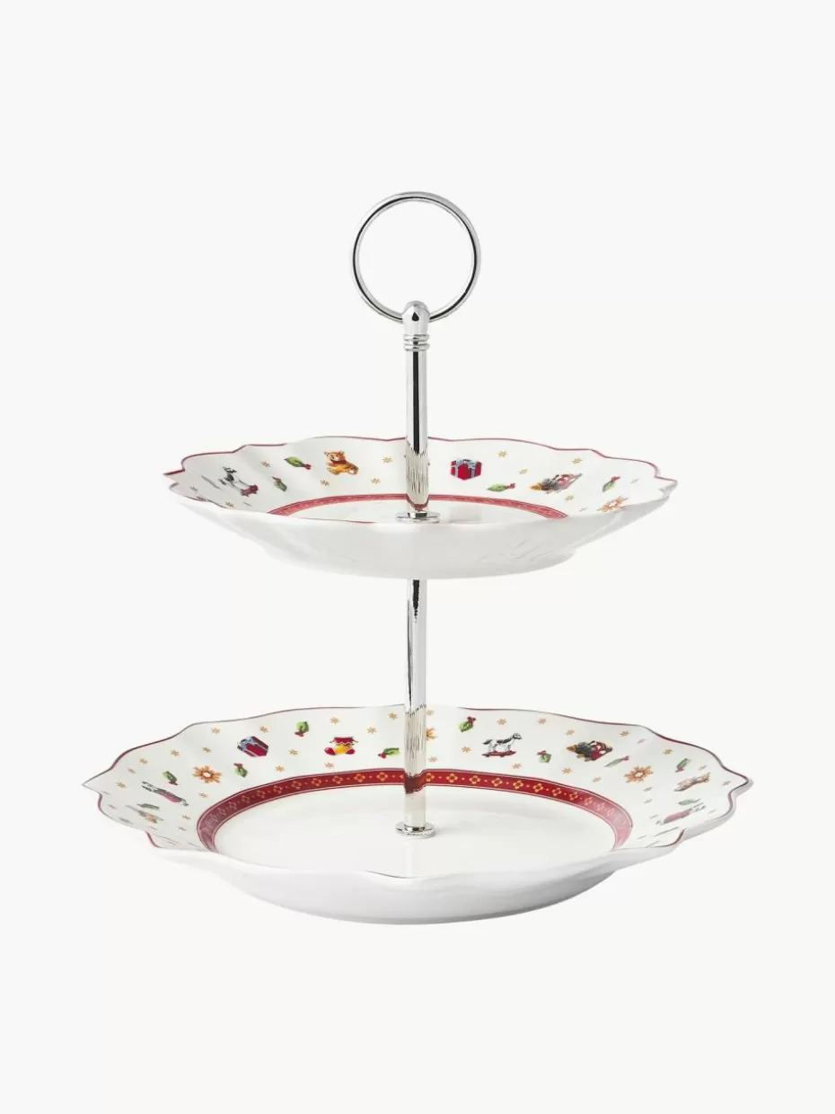 Weihnachtsbacken | Weihnachtsgeschirr-Villeroy & Boch Porzellan-Etagere Toy's Delight