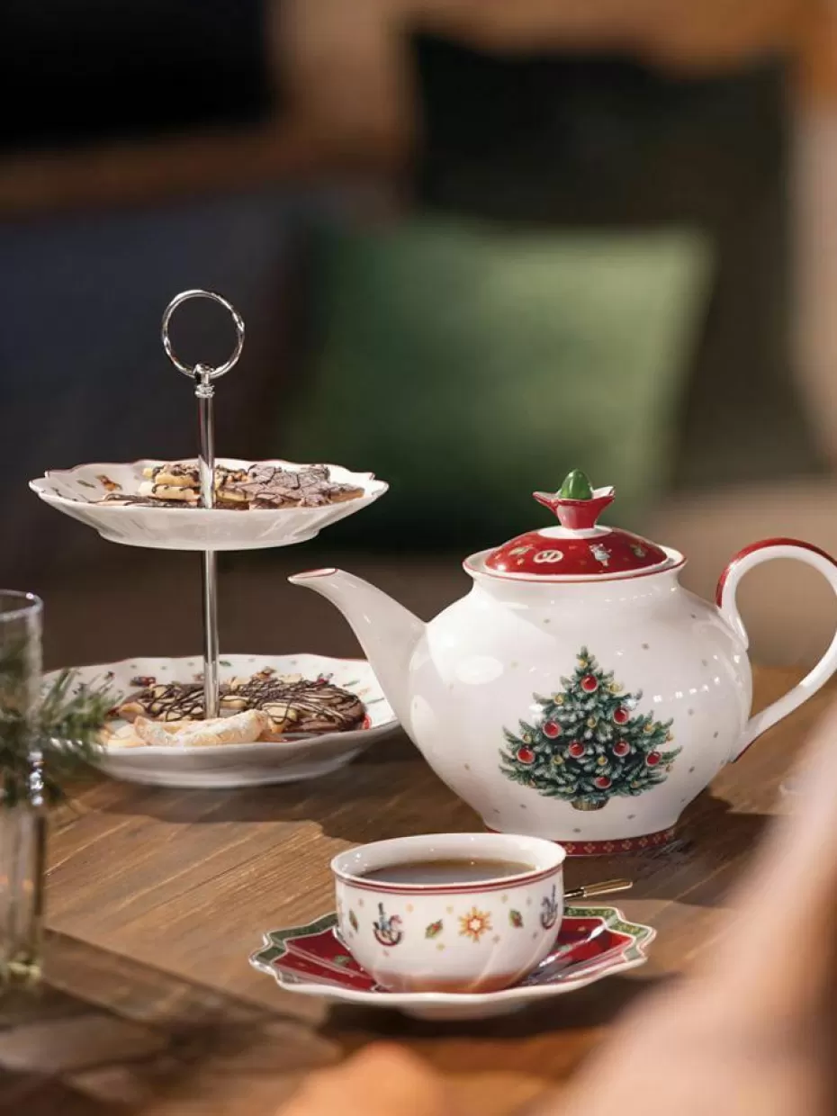 Weihnachtsbacken | Weihnachtsgeschirr-Villeroy & Boch Porzellan-Etagere Toy's Delight