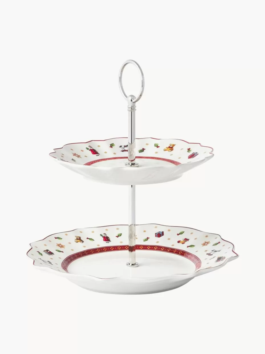 Weihnachtsbacken | Weihnachtsgeschirr-Villeroy & Boch Porzellan-Etagere Toy's Delight