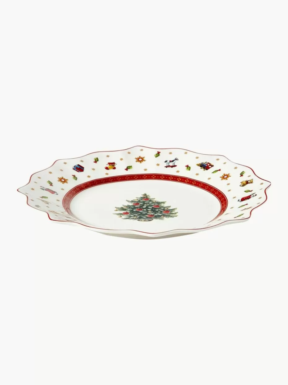 Weihnachtsgeschirr | Teller-Villeroy & Boch Porzellan-Frühstücksteller Toy's Delight, 2 Stück