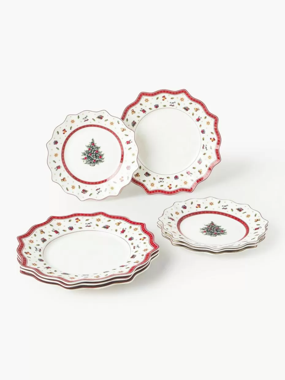 Weihnachtsgeschirr | Geschirr-Sets-Villeroy & Boch Porzellan-Geschirr-Set Toy's Delight, 4 Personen (8-tlg.)