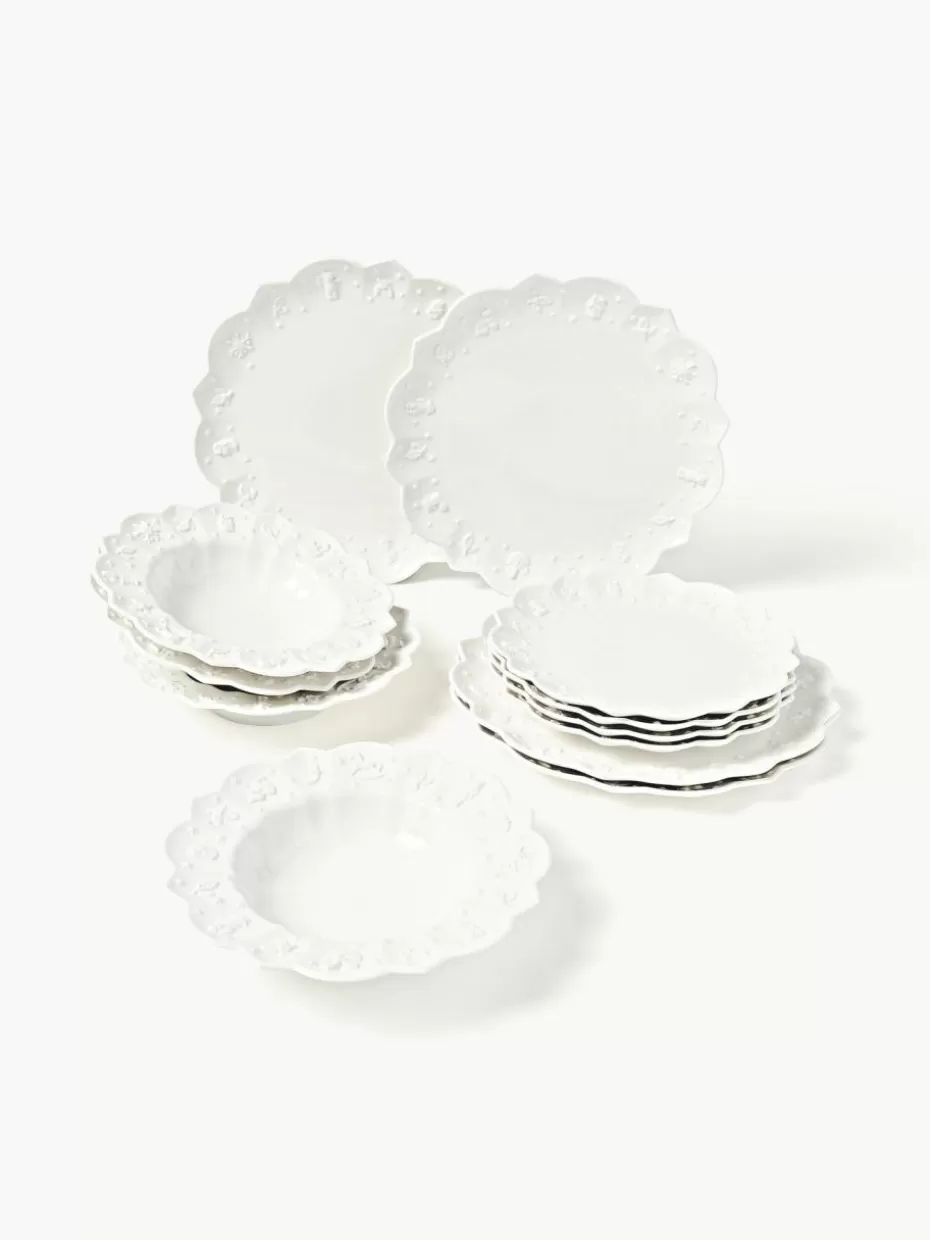 Weihnachtsgeschirr | Geschirr-Sets-Villeroy & Boch Porzellan-Geschirr-Set Toy's Delight, 4 Personen (12-tlg.) Weiß