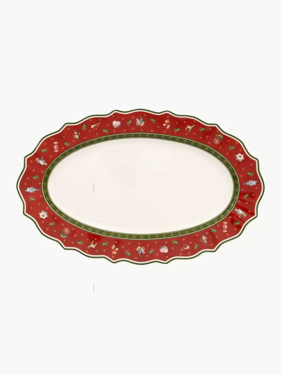 Weihnachtsgeschirr | Servierplatten & Schüsseln-Villeroy & Boch Porzellan-Servierplatte Toy's Delight