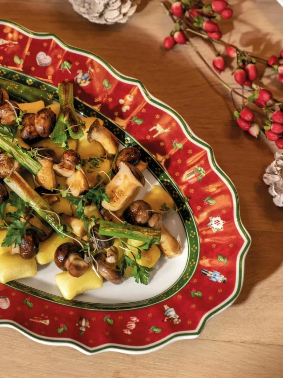 Weihnachtsgeschirr | Servierplatten & Schüsseln-Villeroy & Boch Porzellan-Servierplatte Toy's Delight