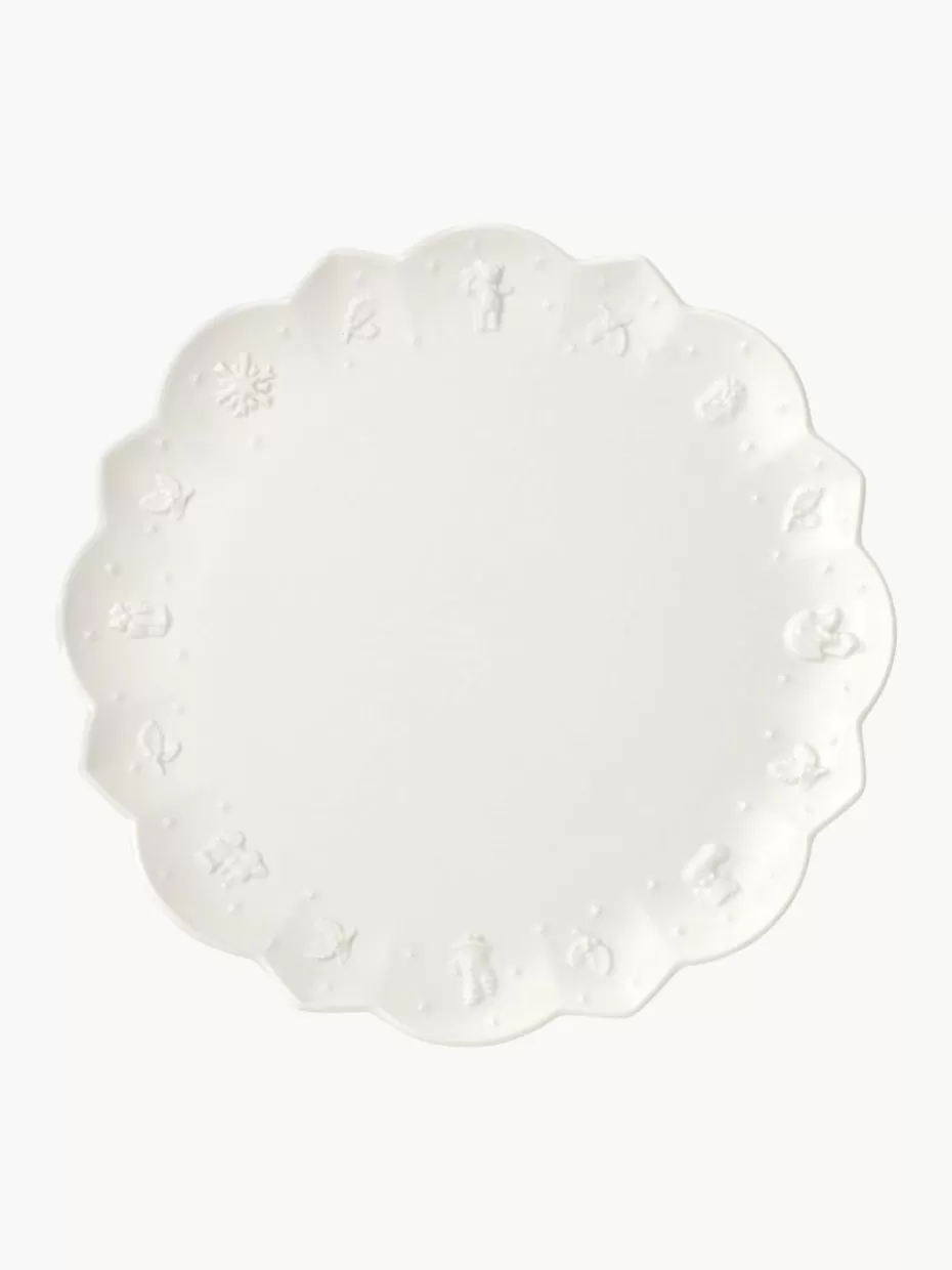 Weihnachtsgeschirr | Romantische Details-Villeroy & Boch Porzellan-Speiseteller Toy's Delight, 6 Stück