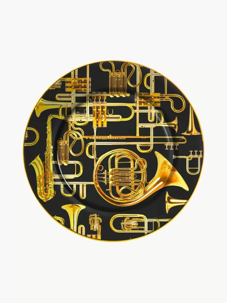 Teller-Seletti Porzellan-Speiseteller Trumpets