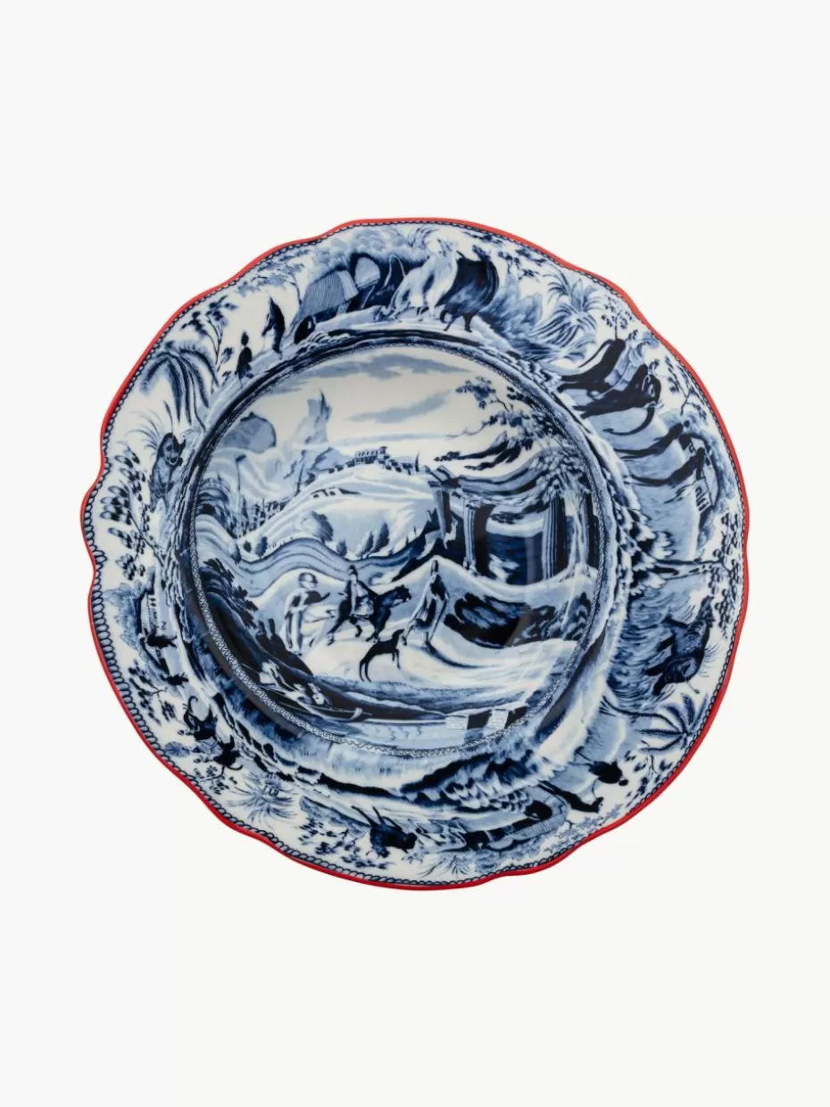 Teller-Seletti Porzellan-Suppenteller Classic On Acid