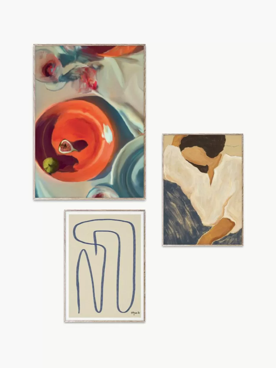 Poster-Paper Collective Poster Artwall no. 20 mit Rahmen, 3er-Set