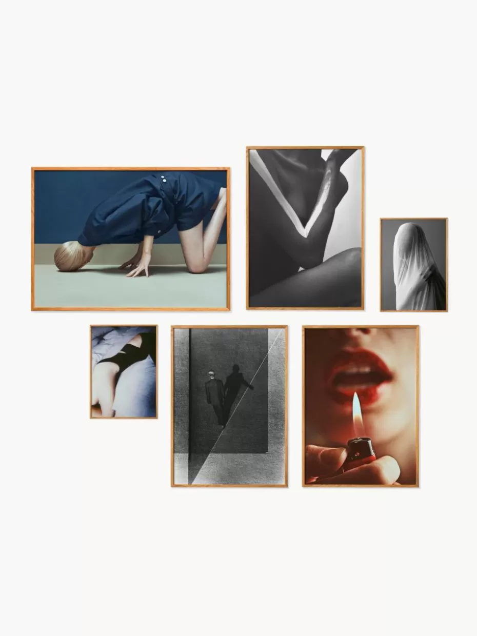 Poster-Paper Collective Poster Artwall no. 23 mit Rahmen, 6er-Set