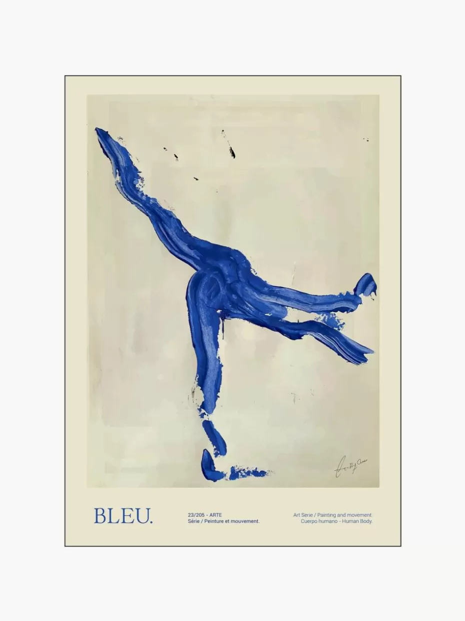 Poster-Poster and Frame Poster Bleu
