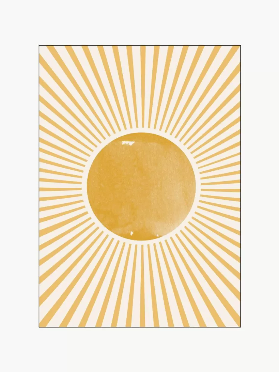 Poster-Poster and Frame Poster Boho Sun