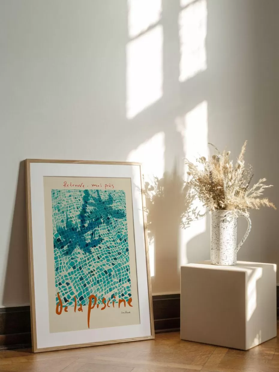 Poster-Poster and Frame Poster La Piscine