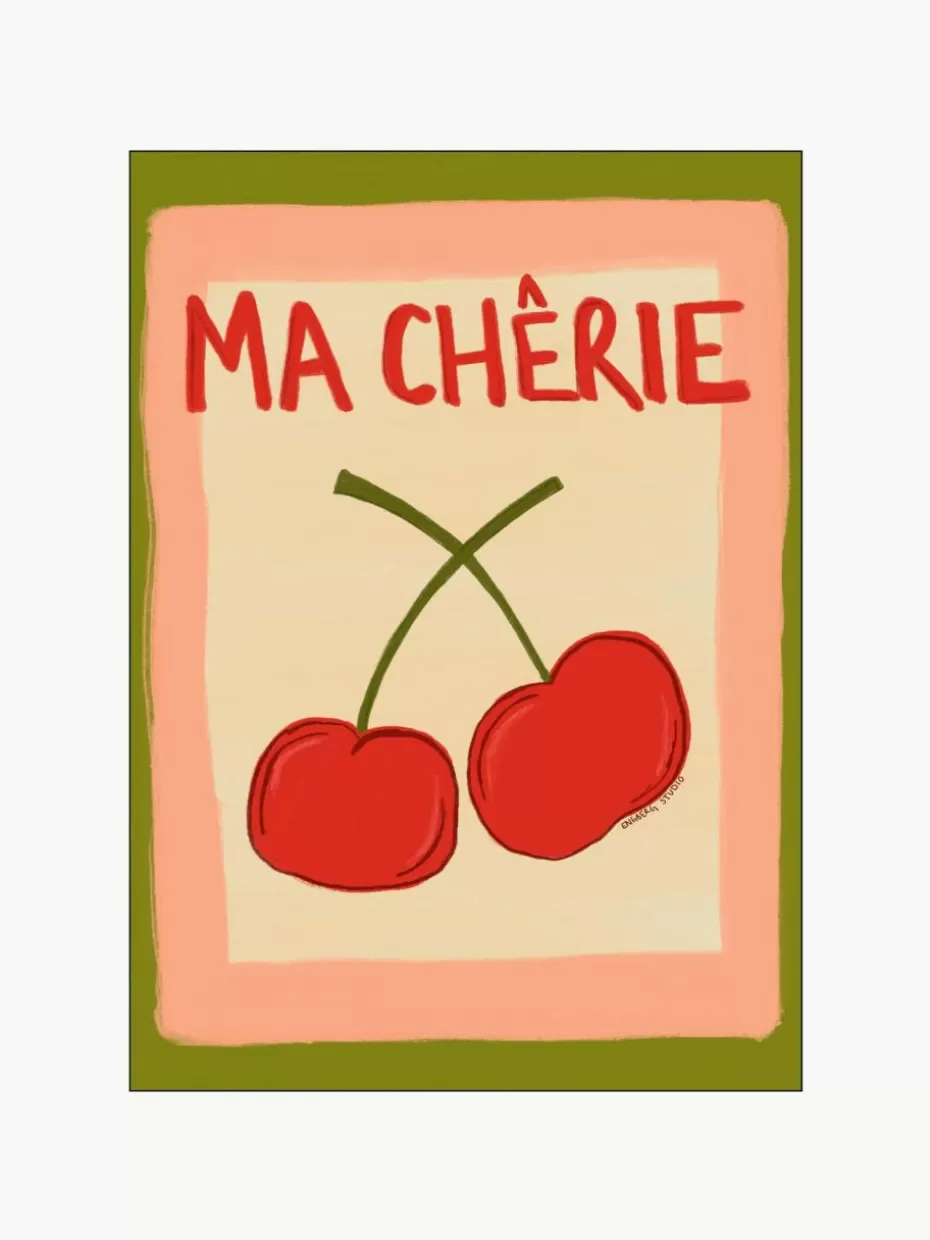 Poster-Poster and Frame Poster Ma Chérie