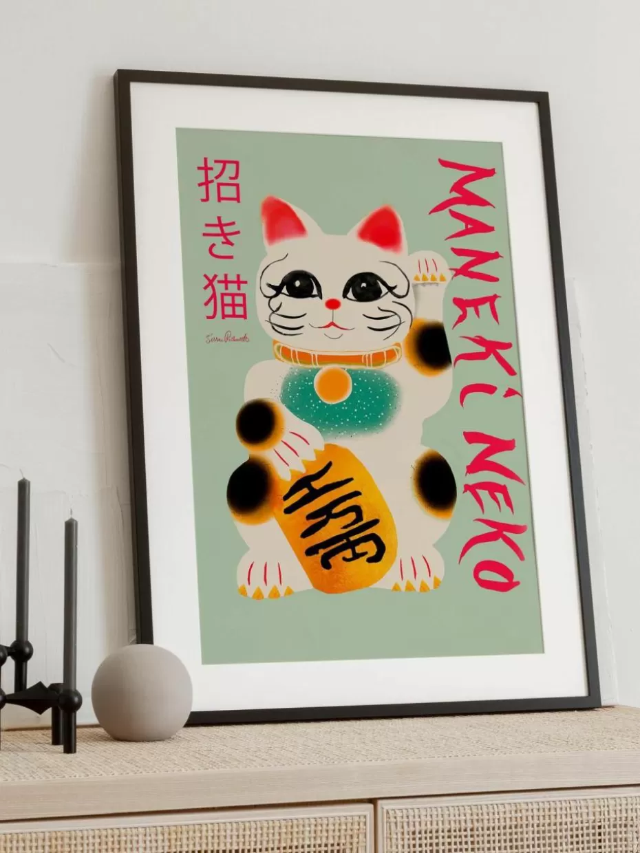 Poster-Poster and Frame Poster Maneki Neko