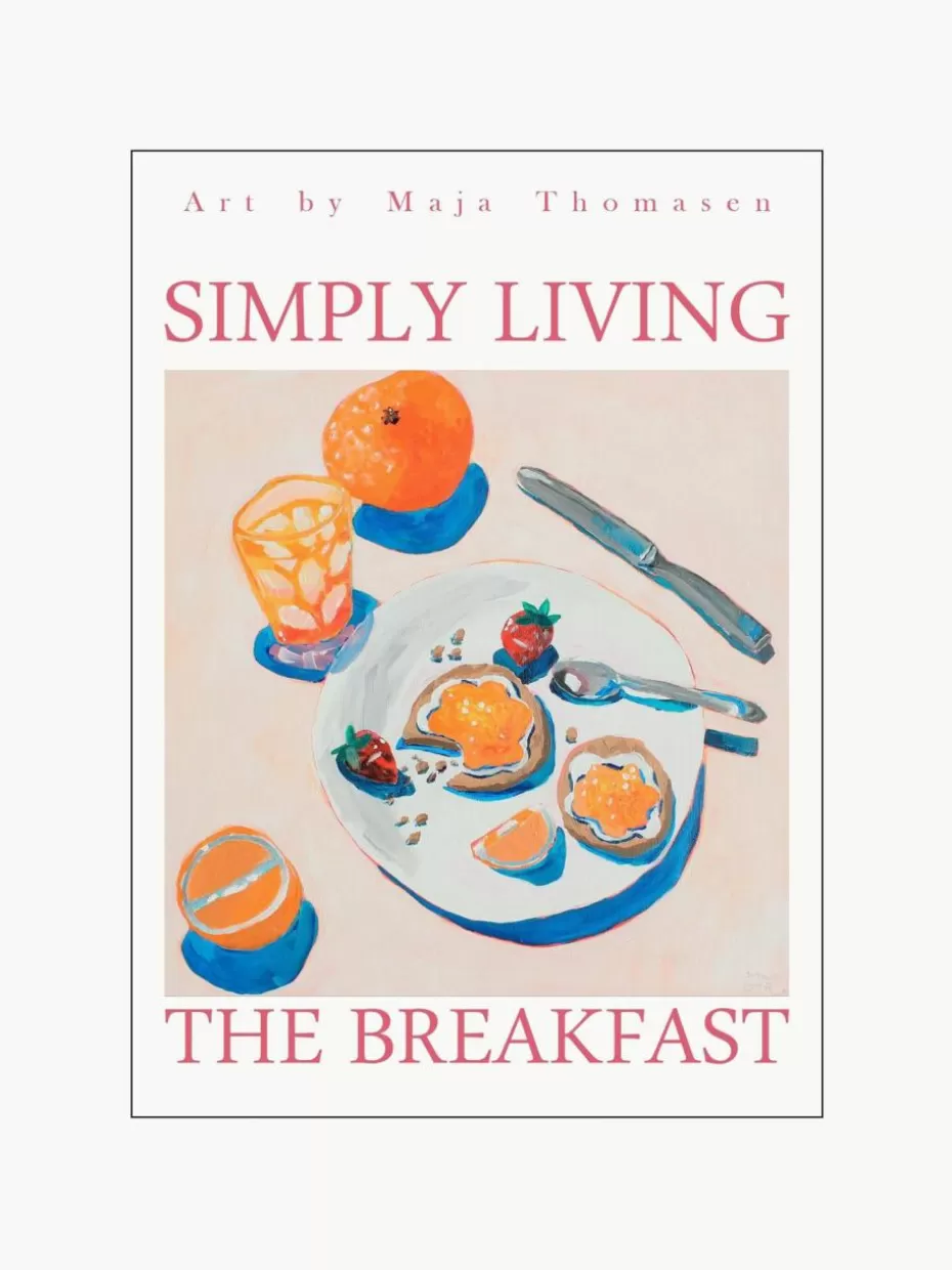 Poster-Poster and Frame Poster The Breakfast
