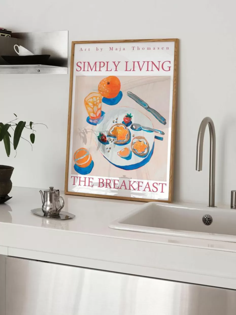 Poster-Poster and Frame Poster The Breakfast