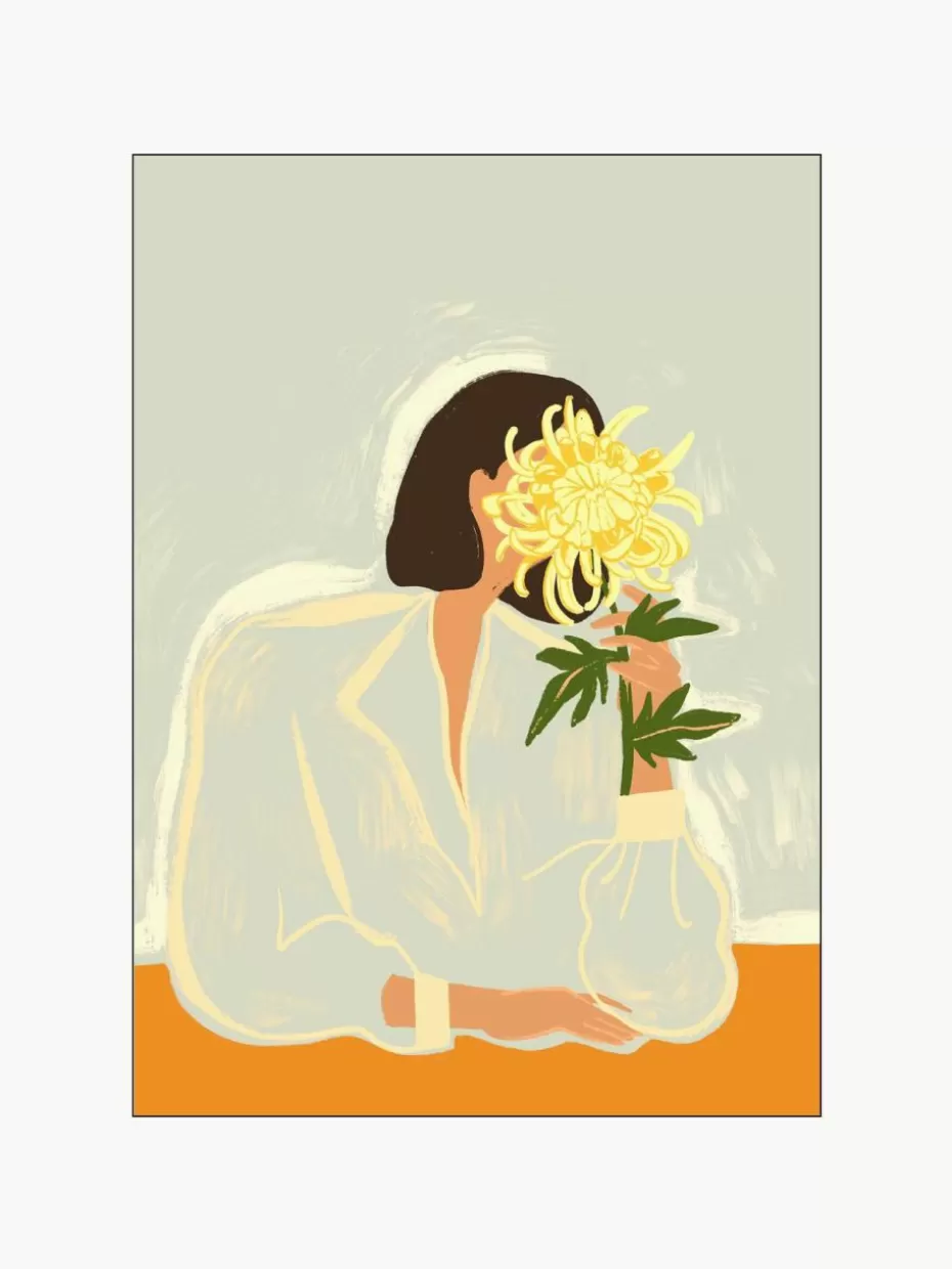 Poster-Poster and Frame Poster The Crysanthemum