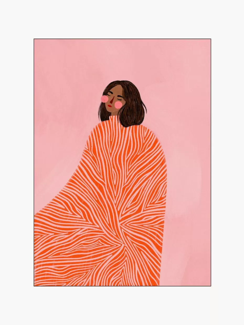 Poster-Poster and Frame Poster The Woman With the Swirls