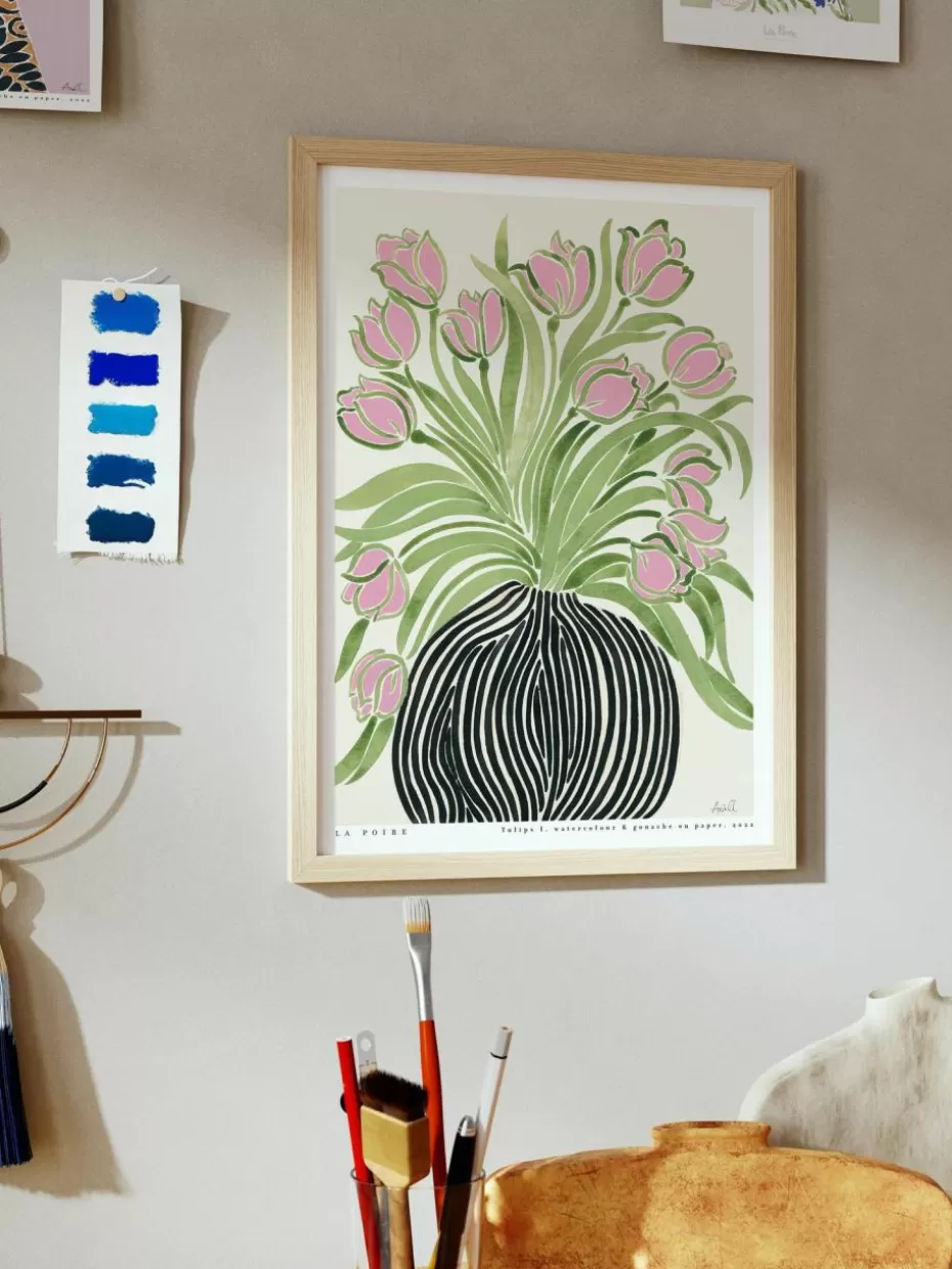 Poster-Poster and Frame Poster Tulips 1