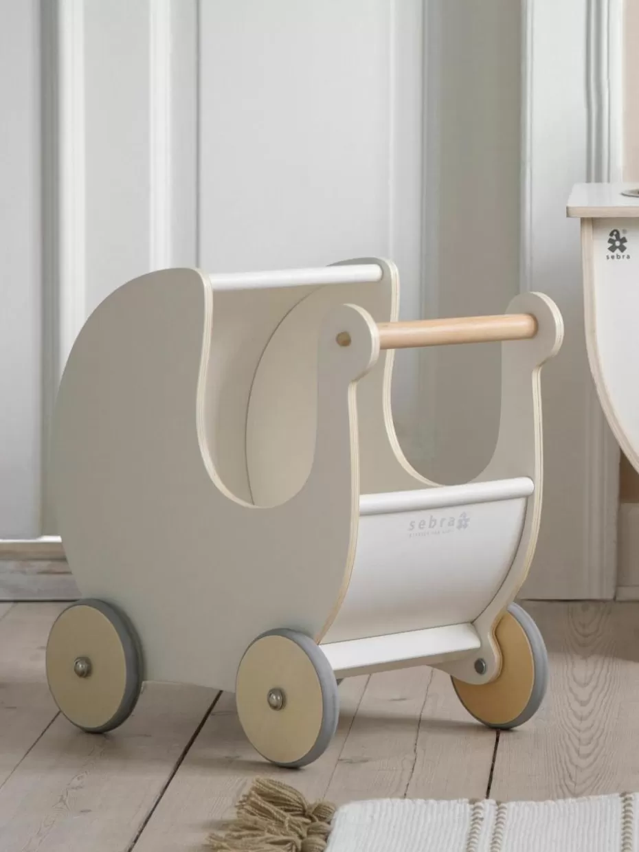 Spielzeug & Kuscheltiere-Sebra Puppenkinderwagen