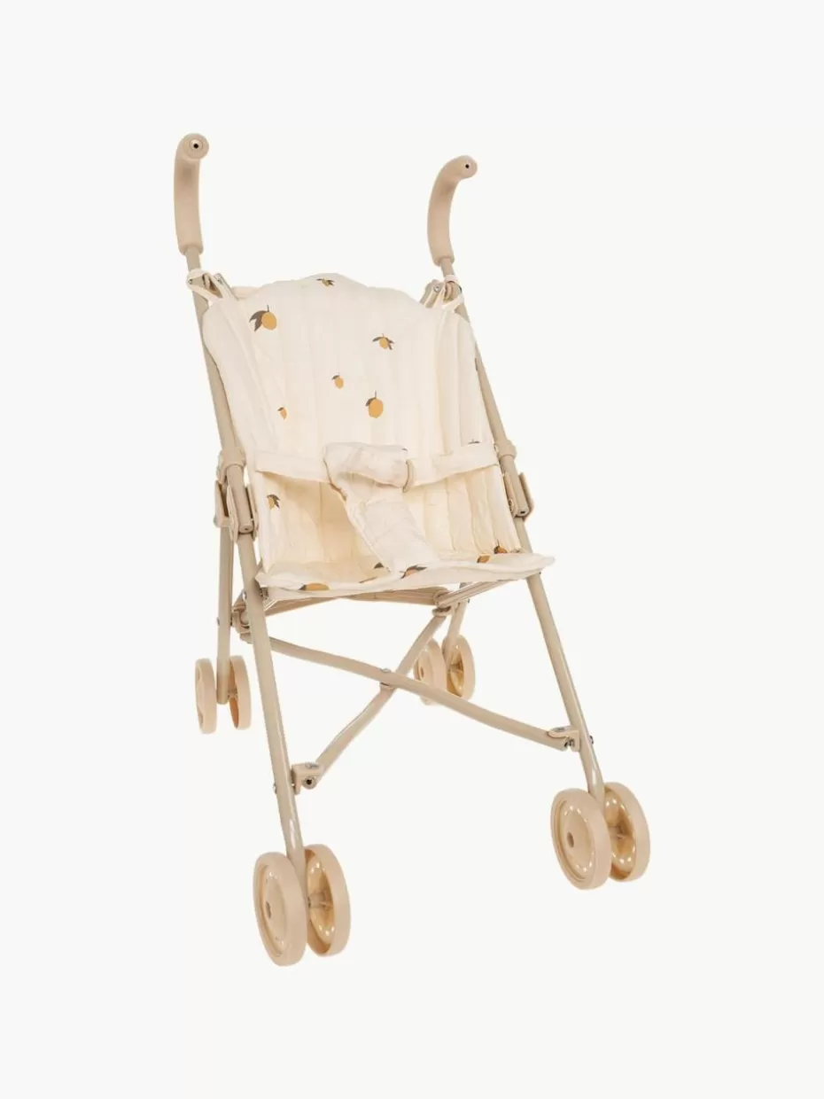 Spielzeug & Kuscheltiere-Konges Slojd Puppenwagen Lemon mit Gurt und Tragetasche Zitronen-Motiv