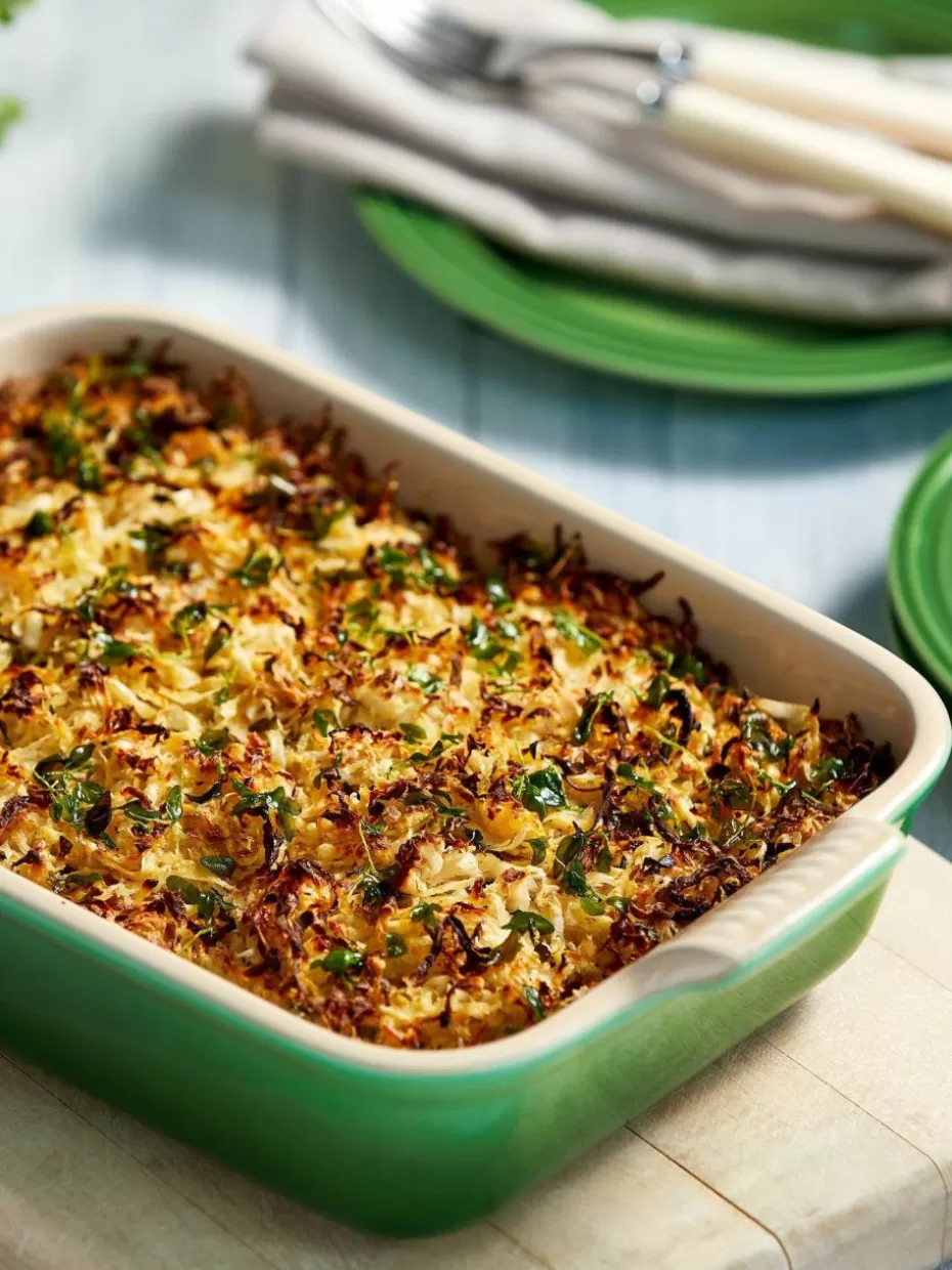 Back- & Ofenformen-Le Creuset Rechteckige Auflaufform Tradition Grüntöne, glänzend