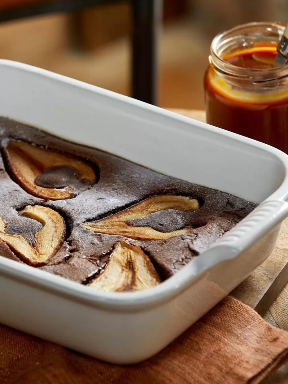 Back- & Ofenformen-Le Creuset Rechteckige Auflaufform Tradition Weißtöne, glänzend