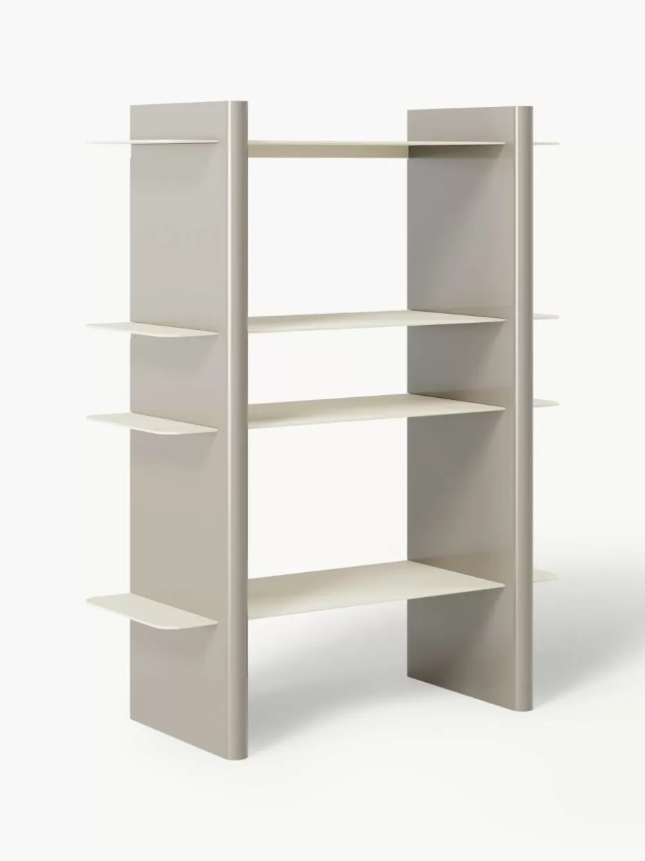Regale-Westwing Collection Regal Rami mit Metall-Elementen Hellbeige, Greige