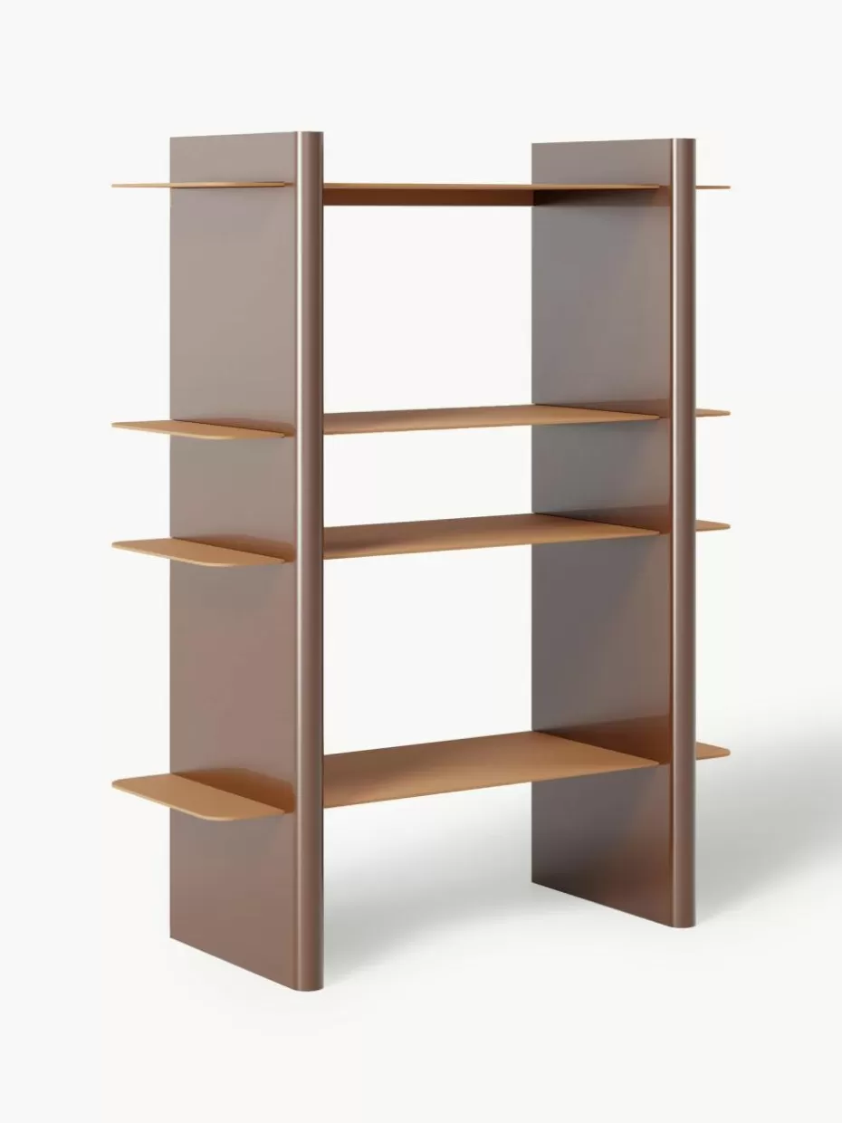 Regale-Westwing Collection Regal Rami mit Metall-Elementen Hellbraun, Braun