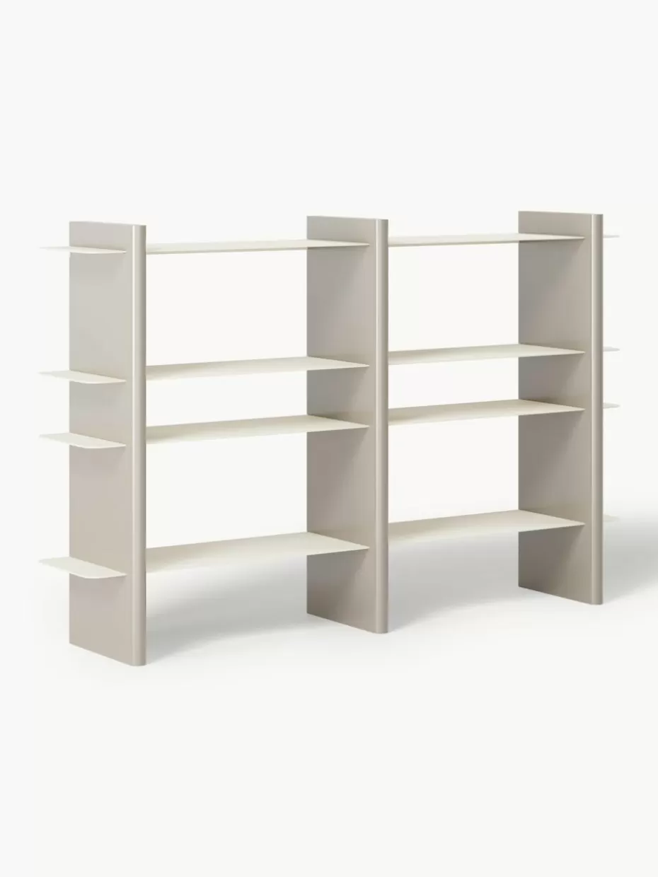 Regale-Westwing Collection Regal Rami mit Metall-Elementen Hellbeige, Greige