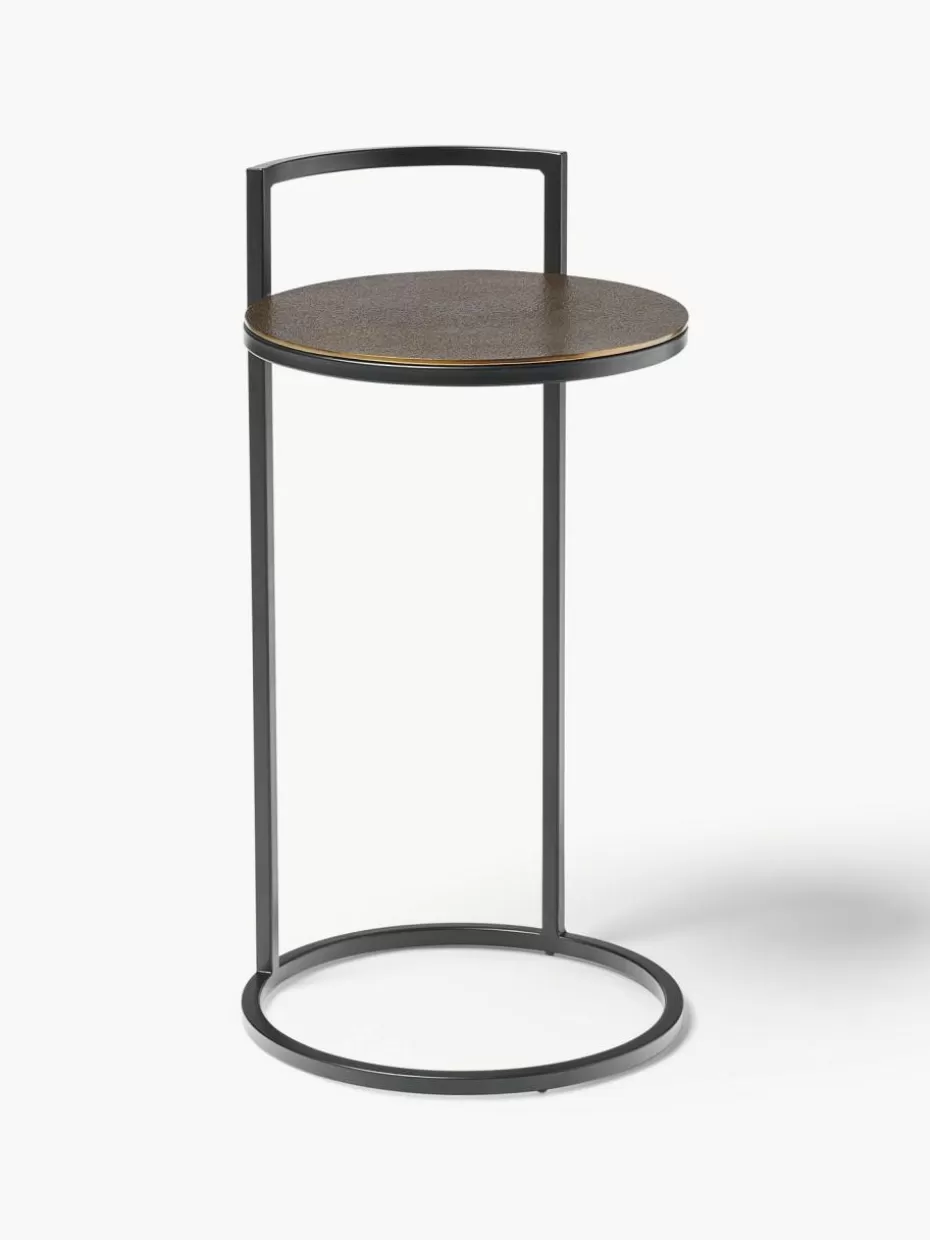 Beistelltische-Westwing Collection Runder Beistelltisch Circle aus Metall