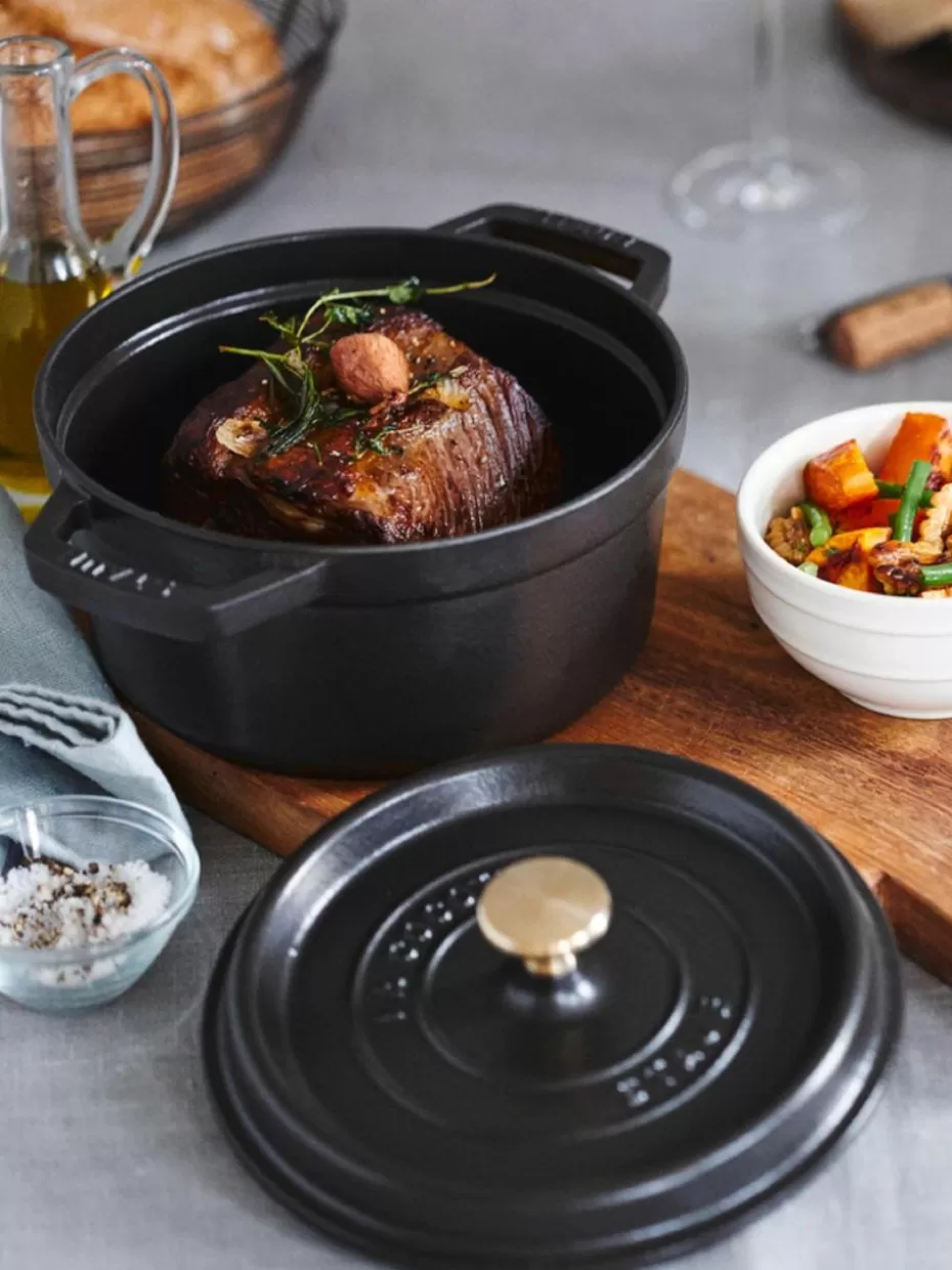 Töpfe-Staub Runder Bräter La Cocotte aus Gusseisen