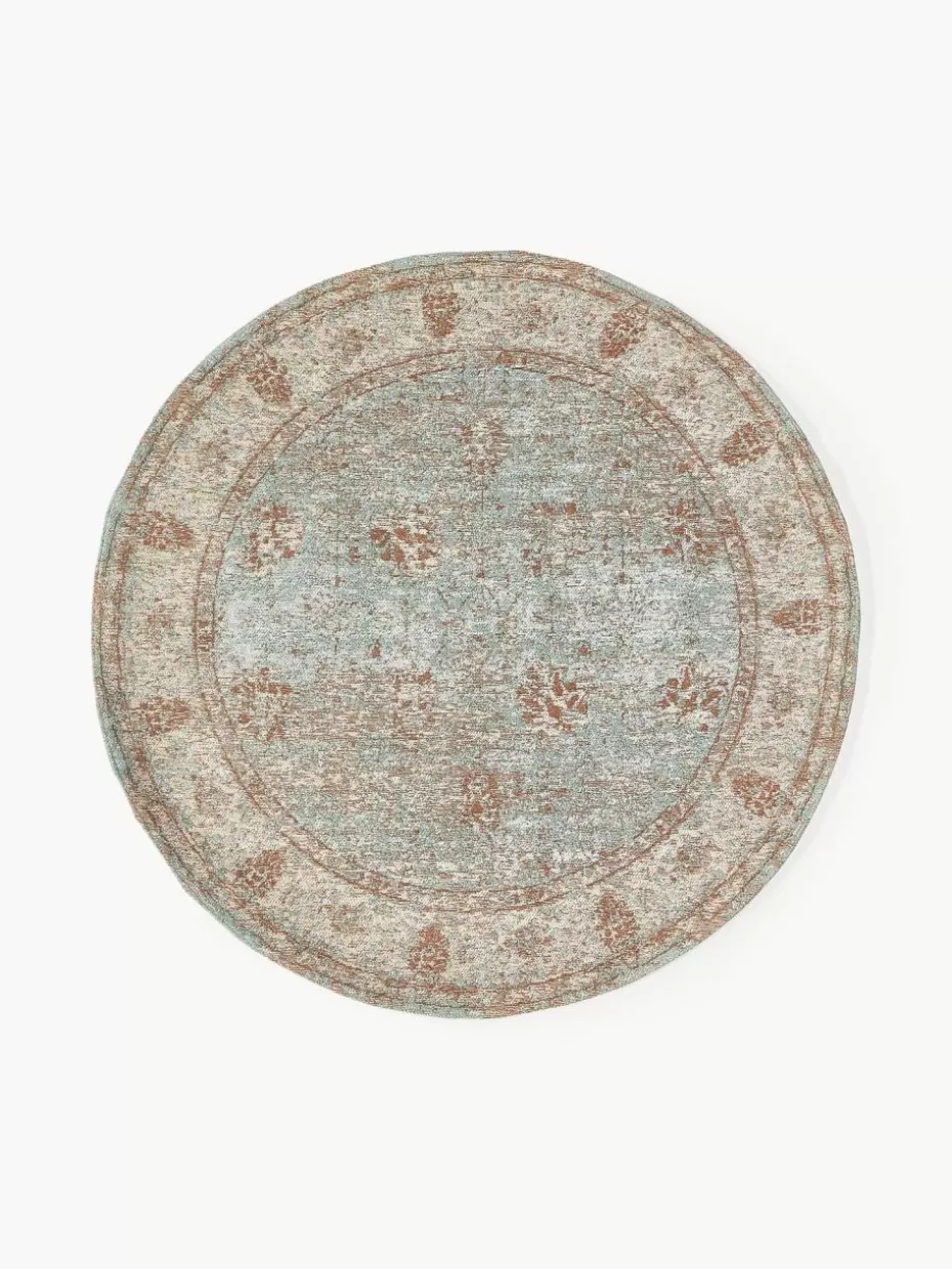 Runde Teppiche-Westwing Collection Runder Chenilleteppich Rimini, handgewebt