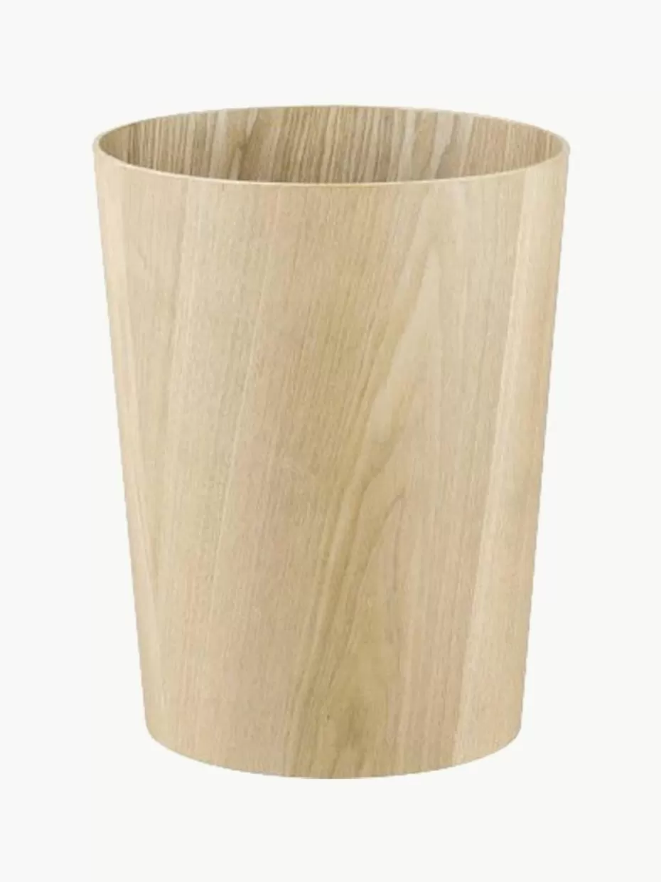 Körbe-Blomus Runder Papierkorb Wilo aus Holz