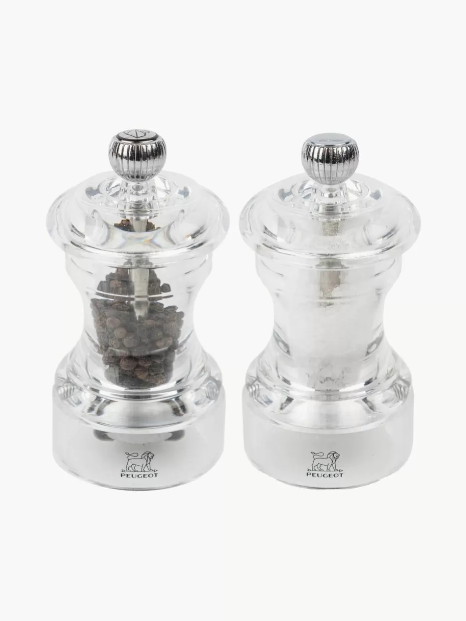 Gewürzmühlen-Peugeot Saveurs Salz- & Pfeffermühle Bistro, 2er-Set