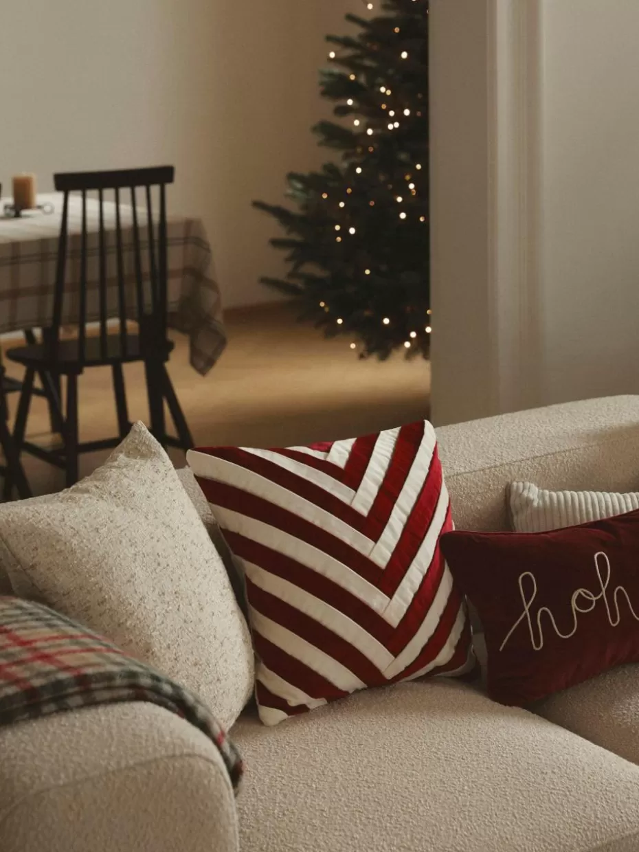 Weihnachtskissen | Dekokissen-Westwing Collection Samt-Kissenhülle Doro