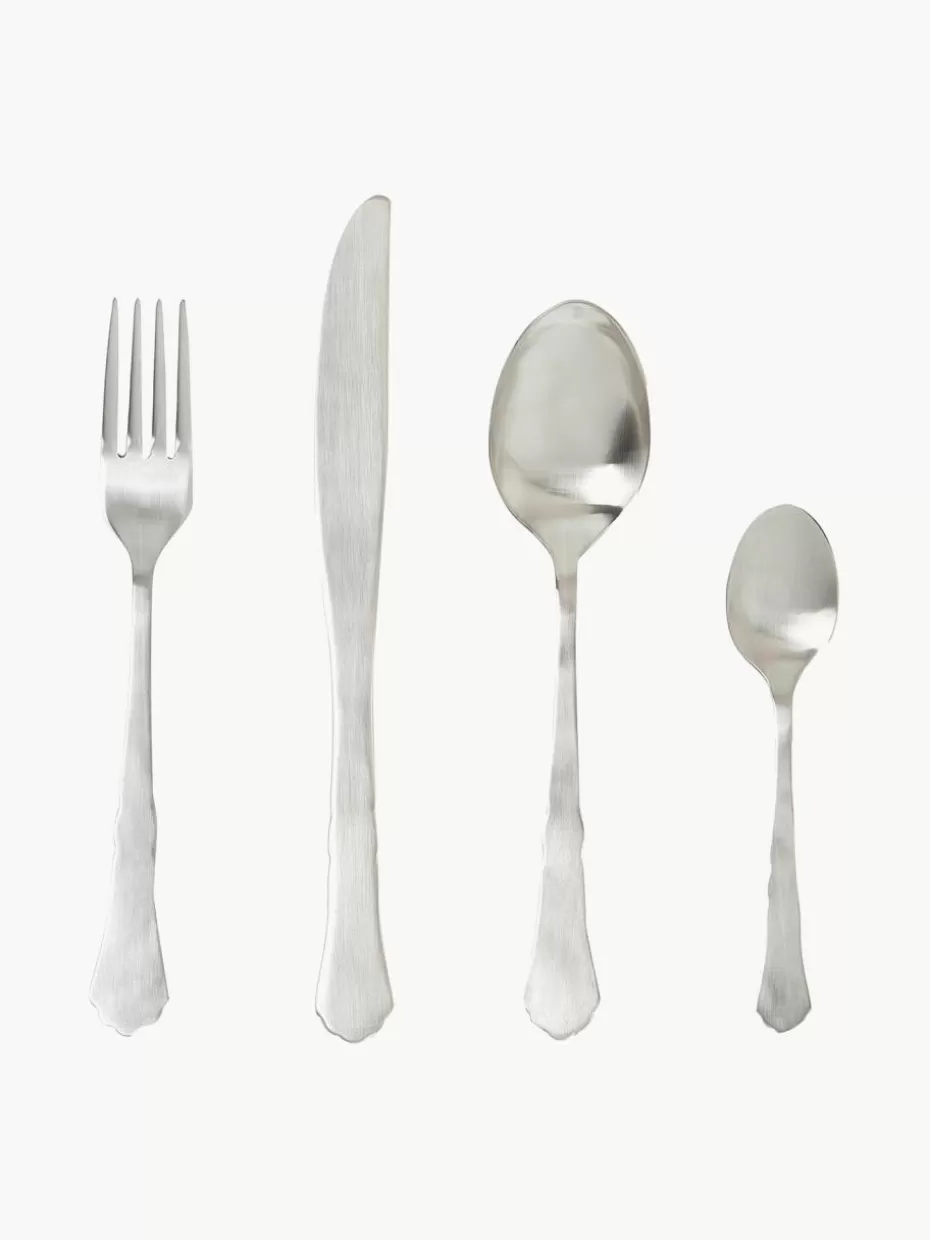 Besteck-Sets-knIndustrie Satiniertes Besteck-Set '700, 6 Personen (24-tlg.)