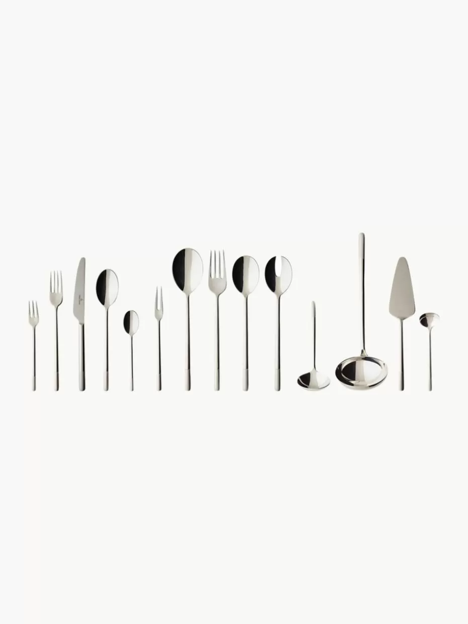 Besteck-Sets-Villeroy & Boch Satiniertes Besteck-Set Ella, 12 Personen (70-tlg.)