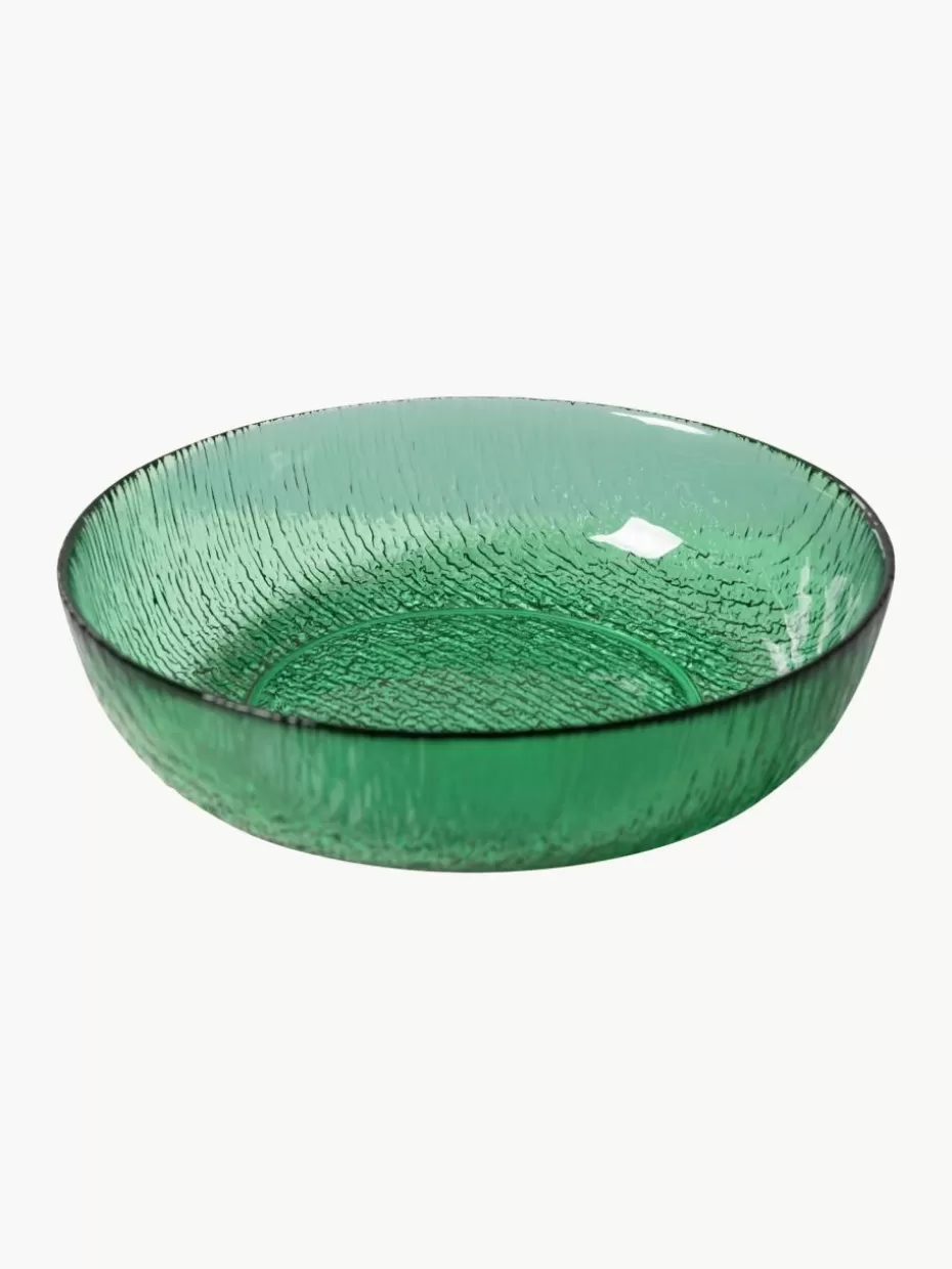 Schalen & Bowls-HKLIVING Schalen The Emeralds aus Glas, 2 Stück