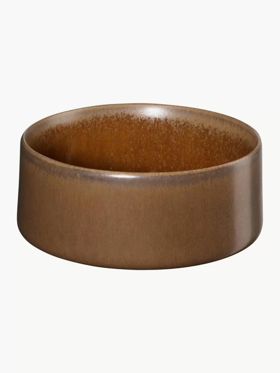 Schalen & Bowls-Asa Selection Schälchen Gobi mit reaktiver Glasur, 6 Stück Taupe, Braun