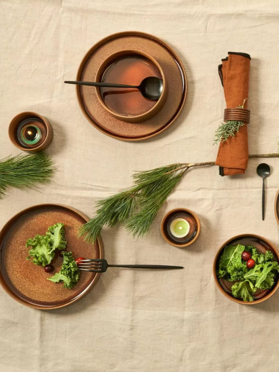 Schalen & Bowls-Asa Selection Schälchen Gobi mit reaktiver Glasur, 6 Stück Taupe, Braun