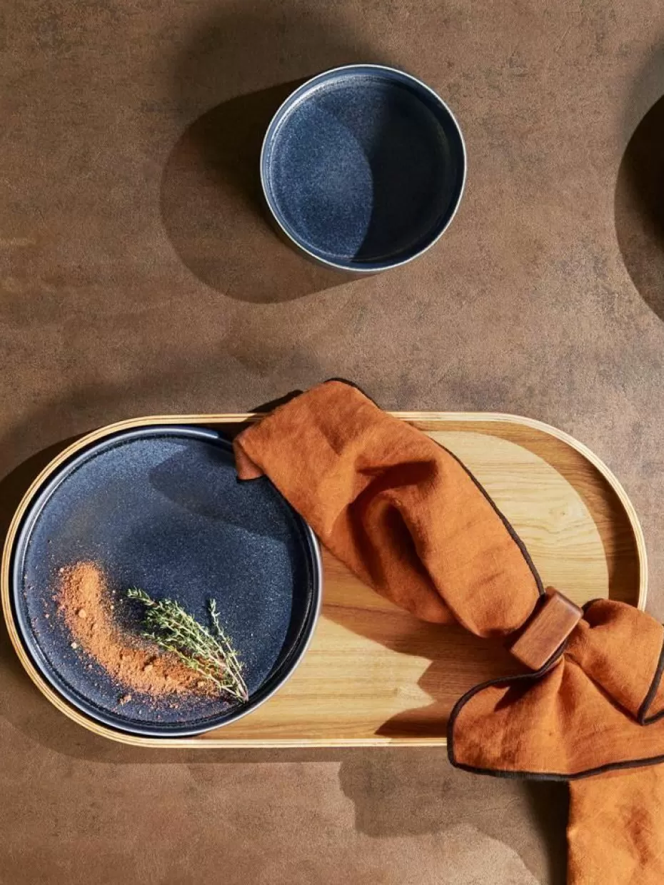Schalen & Bowls-Asa Selection Schälchen Gobi mit reaktiver Glasur, 6 Stück Graublau