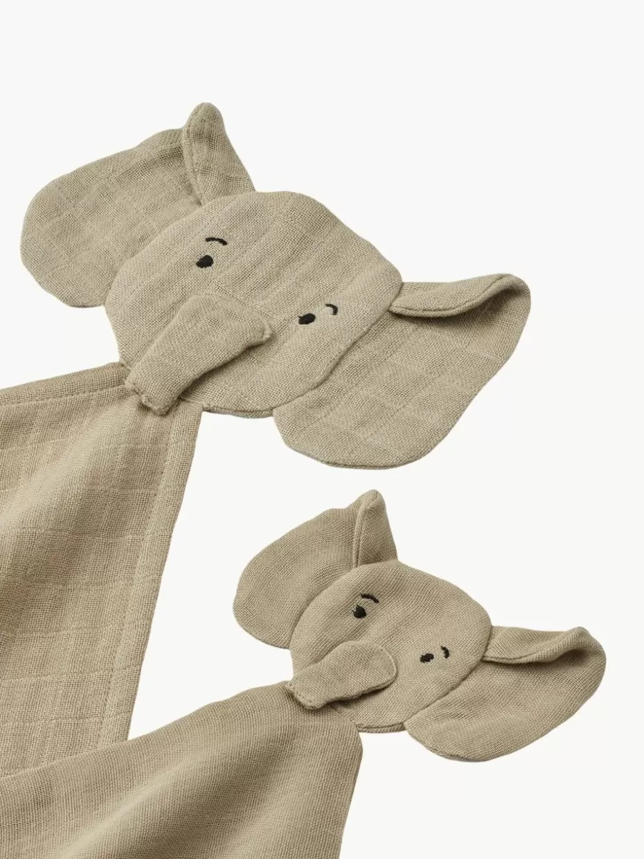 Kuschel- & Krabbeldecken-Liewood Schmusetücher Alya aus Bio-Baumwolle, 2er-Set Elefant