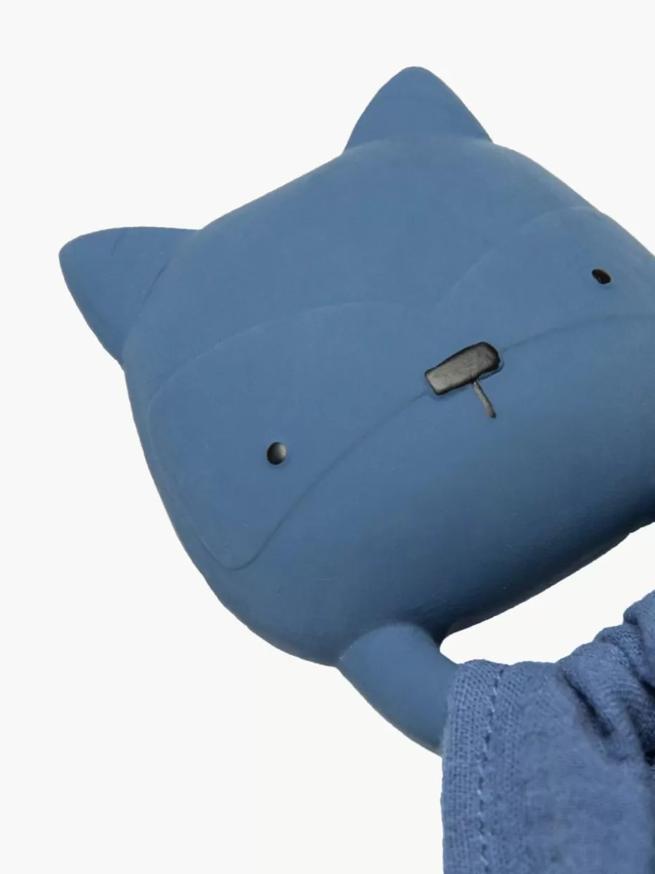 Spielzeug & Kuscheltiere-Sebra Schmusetuch Comforter mit Beißring Dunkelblau