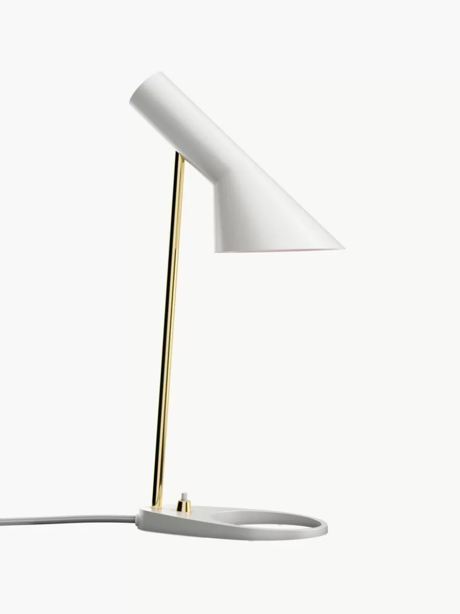Schreibtischlampen-Louis Poulsen Schreibtischlampe AJ Anniversary Edition Weiß, Messing
