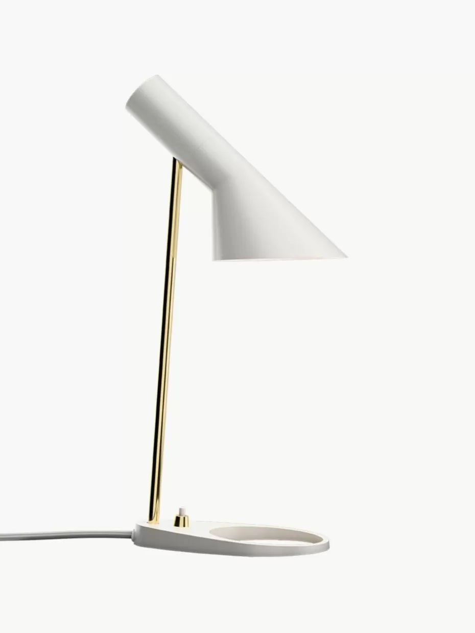 Schreibtischlampen-Louis Poulsen Schreibtischlampe AJ Anniversary Edition Weiß, Messing