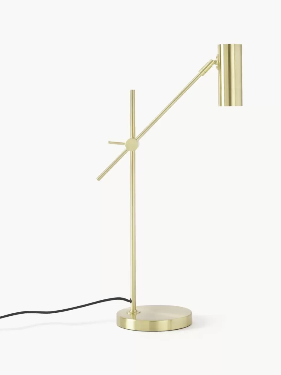 Schreibtischlampen-Westwing Collection Schreibtischlampe Cassandra Goldfarben