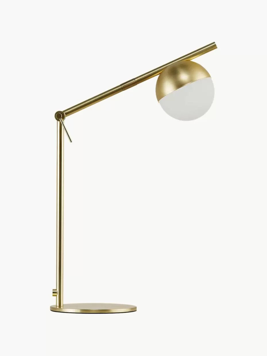 Schreibtischlampen-Westwing Schreibtischlampe Contina mit Opalglas